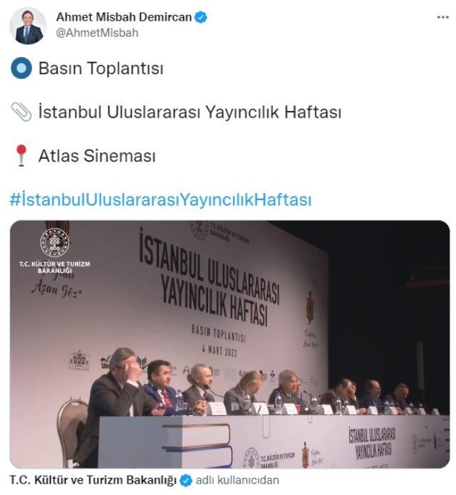 İstanbul Uluslararası Yayıncılık Haftası 7-11 Mart'ta düzenlenecek