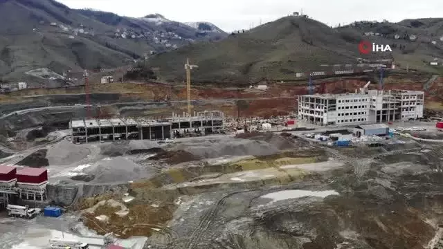 Son dakika... Ordu Kent Hastanesi'nin yüzde 25'i tamam