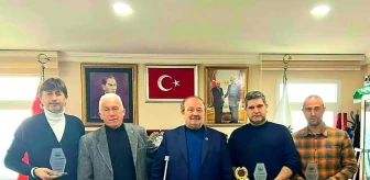 Şampiyon Esenköyspor'dan Başkan Temel'e ziyaret