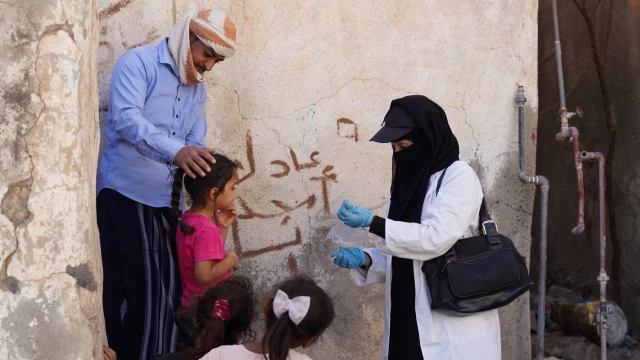 Yemen'de koleraya karşı aşı kampanyası
