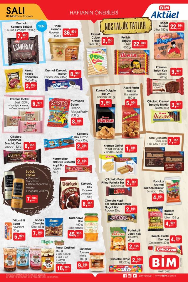 BİM aktüel ürünler kataloğu yayınlandı! 8 Mart BİM bu hafta katalog ürünleri neler? BİM'e gelecek ürünler ve BİM fiyat listesi!