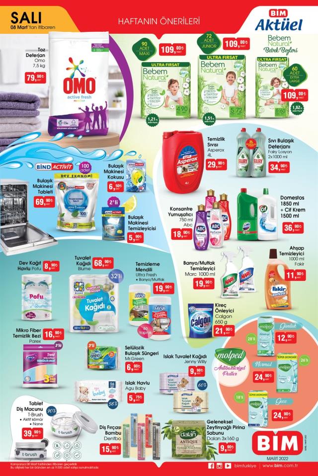 BİM aktüel ürünler kataloğu yayınlandı! 8 Mart BİM bu hafta katalog ürünleri neler? BİM'e gelecek ürünler ve BİM fiyat listesi!