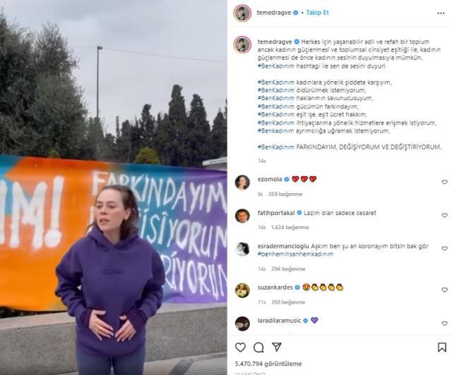 Demet Evgar'dan tek kişilik dev protesto: Öldürülmek istemiyorum