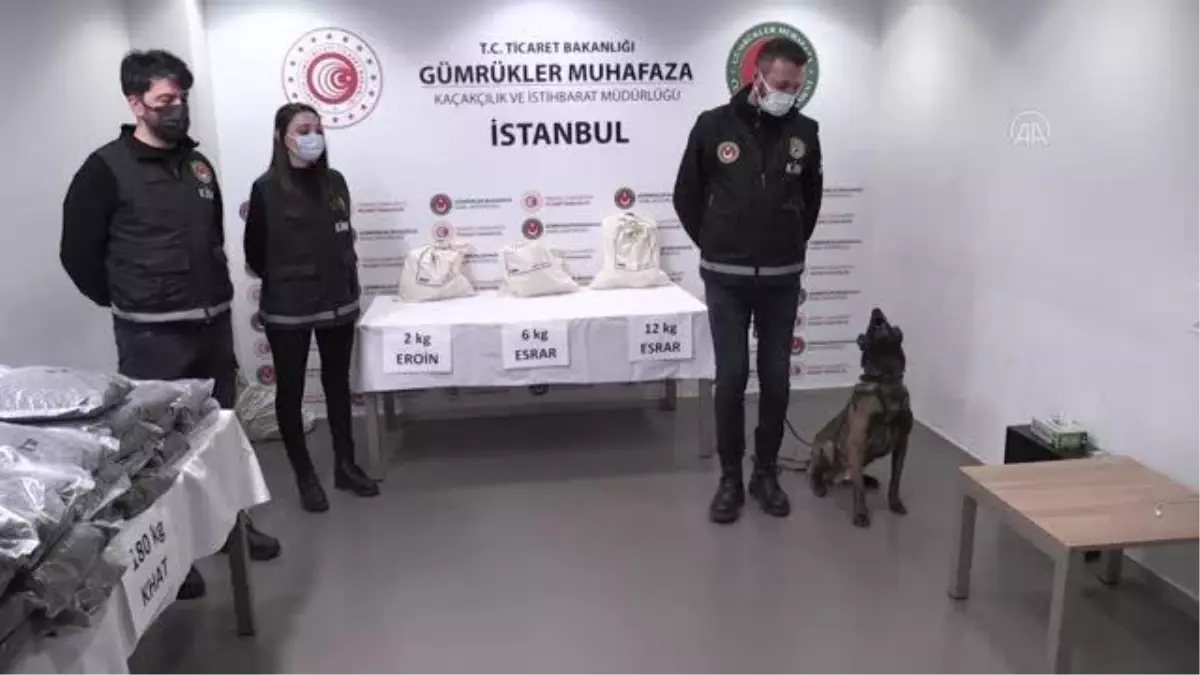 Sabiha Gökçen Havalimanı'nda 200 kilogram uyuşturucu yakaladı