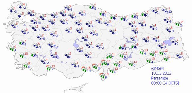 Türkiye, 5 gün boyunca sürecek soğuk ve yağışlı havanın etkisine giriyor