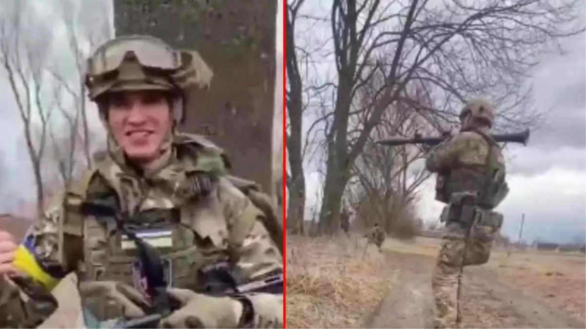 Ukraynalı askerler Rus tankını bazukalarla etkisiz hale getirdi