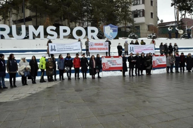 Erzurum'da 8 Mart Dünya Kadınlar Günü etkinlikleri