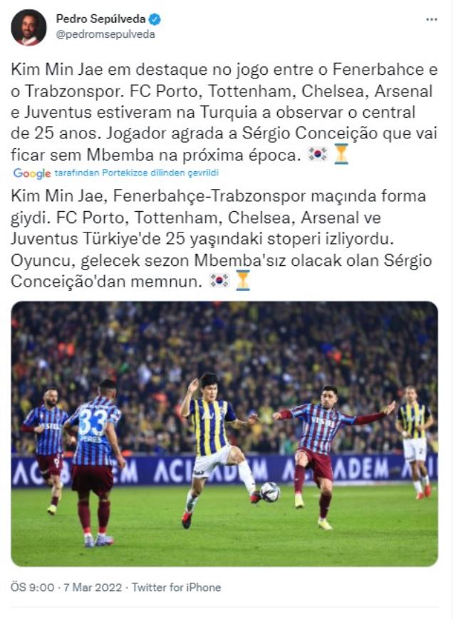 Trabzonspor maçında akıbeti muhakkak oldu! Kim Min-Jae'nin Fenerbahçe'de kalması imkansız