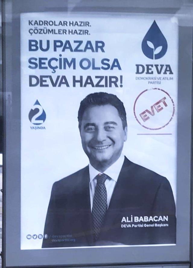 MHP başkanı Bahçeli, "Yolda gördüm" dediği DEVA Partisi'nin seçim afişini eleştirdi: Bu pazar seçim yok, âlâ uykular