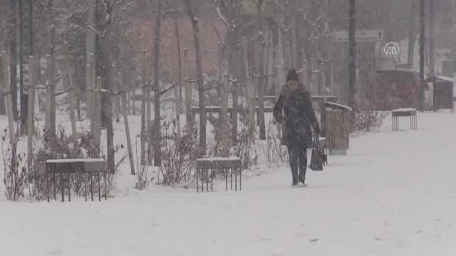Sarıkamış'ta kar yağışı etkisini sürdürüyor