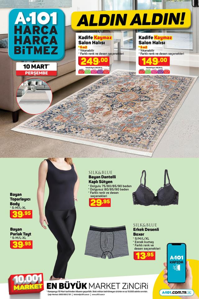 A101 aktüel ürünler kataloğu! 10 Mart A101 bu hafta katalog ürünleri neler? A101'e gelecek ürünler ve A101 fiyat listesi!