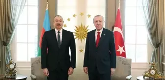 Cumhurbaşkanı Erdoğan, Azerbaycan Cumhurbaşkanı Aliyev ile görüştü