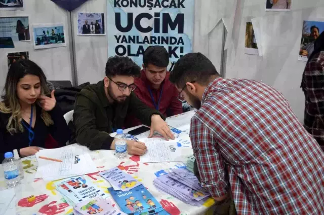 Doğu Anadolu Kariyer Fuarı'nda UCİM stantına büyük ilgi