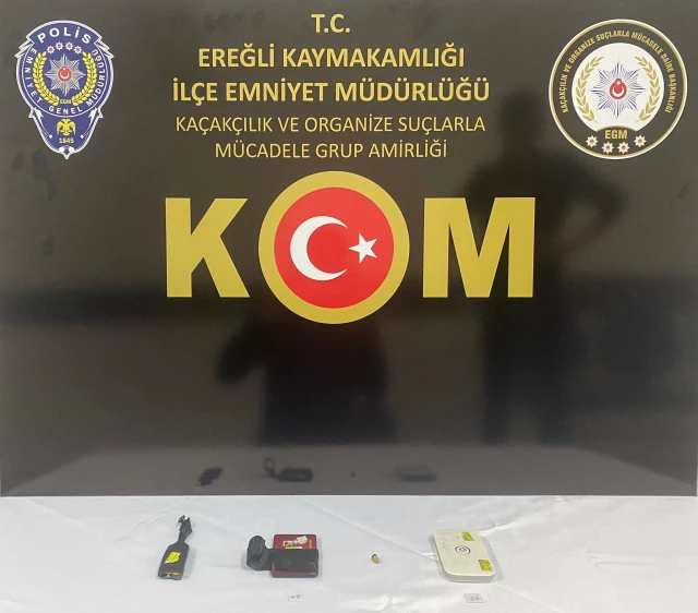 Konya'da ehliyet imtihanına kopya düzeneğiyle giren kişi yakalandı