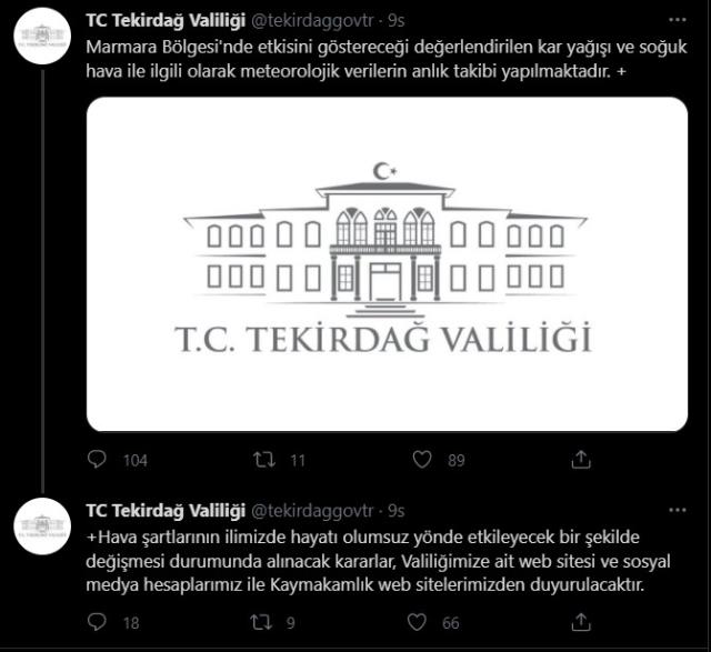 Tekirdağ'da okullar tatil mi? Son Dakika! 10 Mart Tekirdağ Valiliği açıklaması! Tekirdağ'da kar tatili var mı?