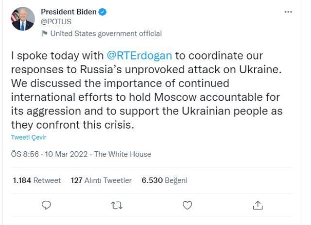 Türkiye'nin diplomasi zaferi! Cumhurbaşkanı Erdoğan'la görüşen Biden'dan övgü dolu sözler