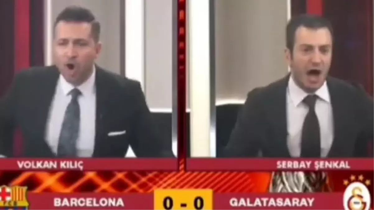 Canlı yayında ilginç anlar! Kerem'in şutunda GS TV stüdyosu 'Gol' diye inledi