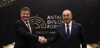 Çavuşoğlu, Bulgaristan Hak ve Özgürlükler Hareketi Genel Başkanı Karadayı ile görüştü