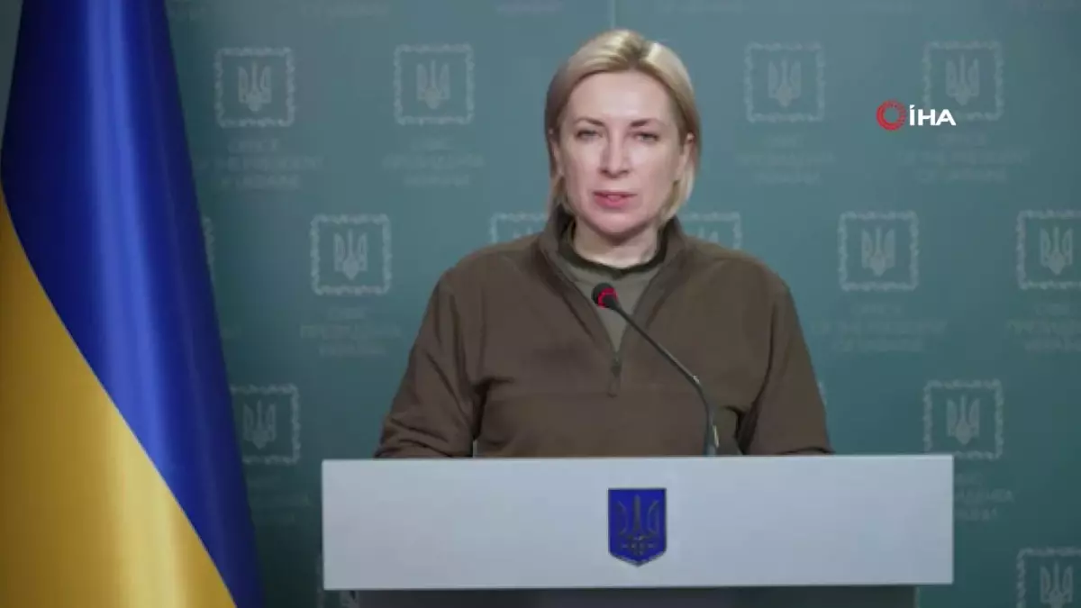 Son dakika: Ukrayna Başbakan Yardımcısı Vereşuk: 'Bugün başarılı bir şekilde tahliyelerin yapılmasını ümit ediyoruz'