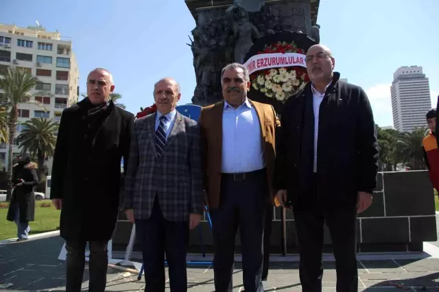 İstiklal Marşı'nın kabulü ve Erzurum'un kurtuluş yıl dönümü İzmir'de kutlandı