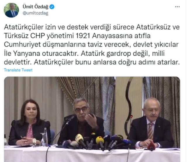 Dernek lideri "TSK operasyonlarını durdursun" dedi, Kılıçdaroğlu'nun hali dikkat çekti