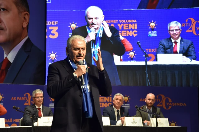 AK Parti Genel Başkanvekili Yıldırım, Tekirdağ'da konuştu