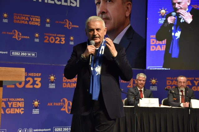 AK Parti Genel Başkanvekili Yıldırım, Tekirdağ'da konuştu
