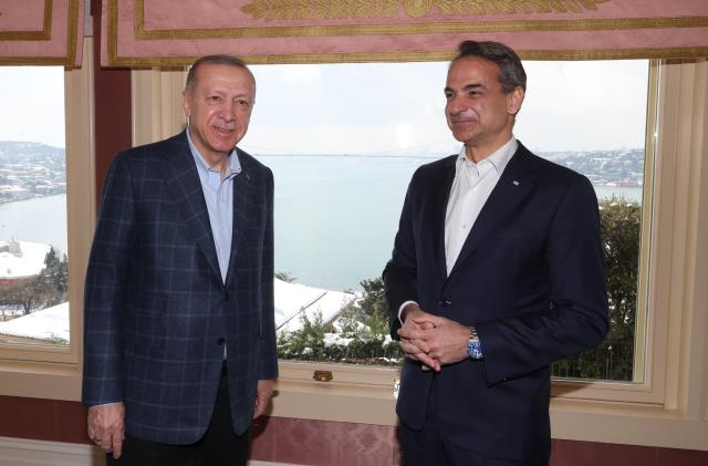 İstanbul'daki kritik tepe sona erdi! Cumhurbaşkanı Erdoğan, Yunanistan Başbakanı Kiryakos Miçotakis ile görüştü