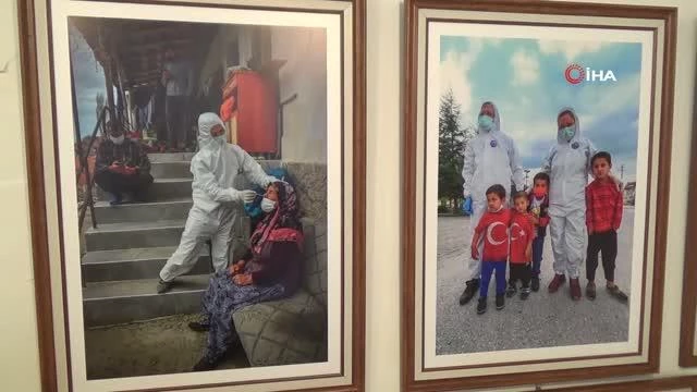 Kütahya'da 'Bir pandemi hikayesi' bahisli fotoğraf standı