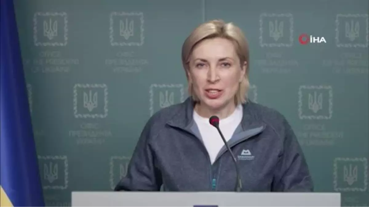 Ukrayna Başbakan Yardımcısı Vereşuk: 'Bugün 12 insani koridordan 9'unda tahliyeler yapıldı'