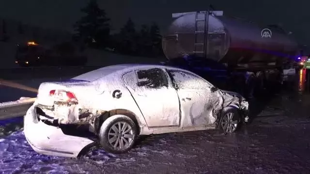 GAZİANTEP - TAG Otoyolu'nda kaza nedeniyle ulaşım aksadı