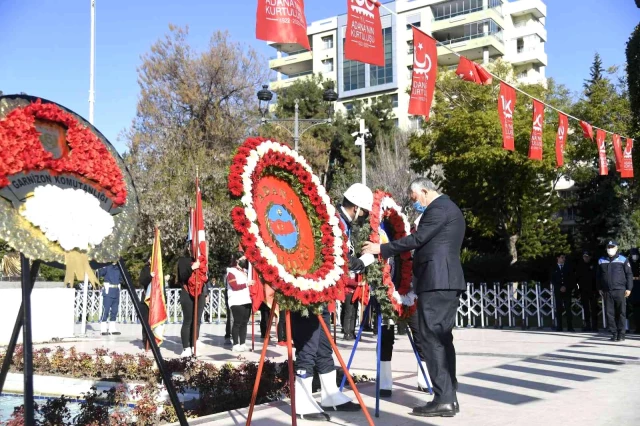 Atatürk'ün Adana'ya gelişinin 99. yıl dönümü merasimle kutlandı