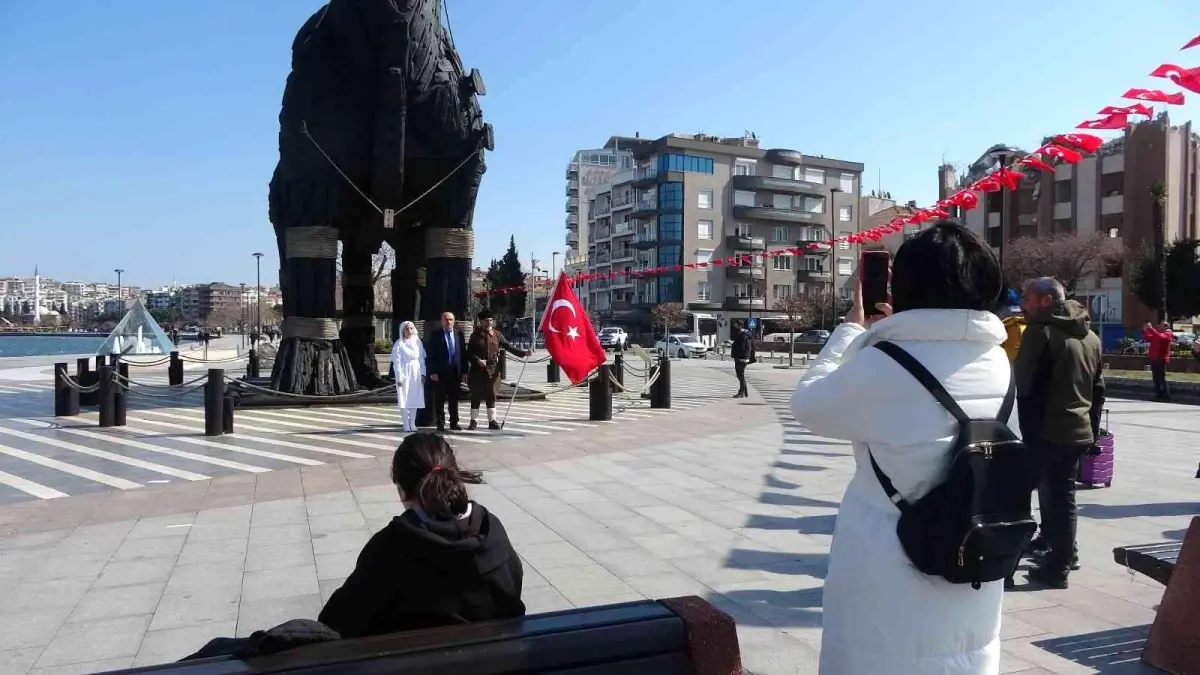Son Dakika | Şehitler için 508 bin adım atarak Çanakkale'ye geldi