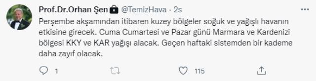 Cuma günü kar yağacak mı? 18 Mart Cuma günü kar yağışı olacak mı? 18 Mart hava durumu nasıl?