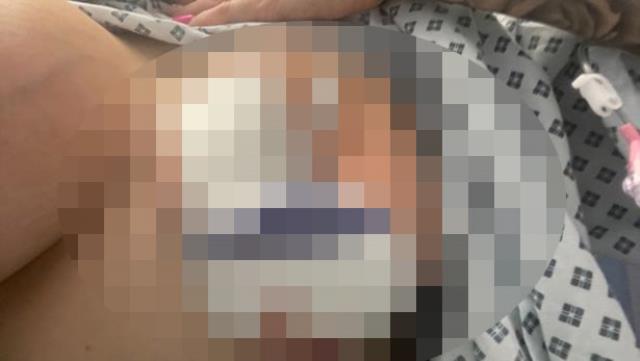 Duşta göğüsleri patlayan kadın, apar topar hastaneye kaldırıldı