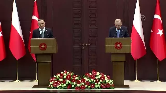 Cumhurbaşkanı Erdoğan, Polonya Cumhurbaşkanı Duda ile ortak basın toplantısında konuştu Açıklaması