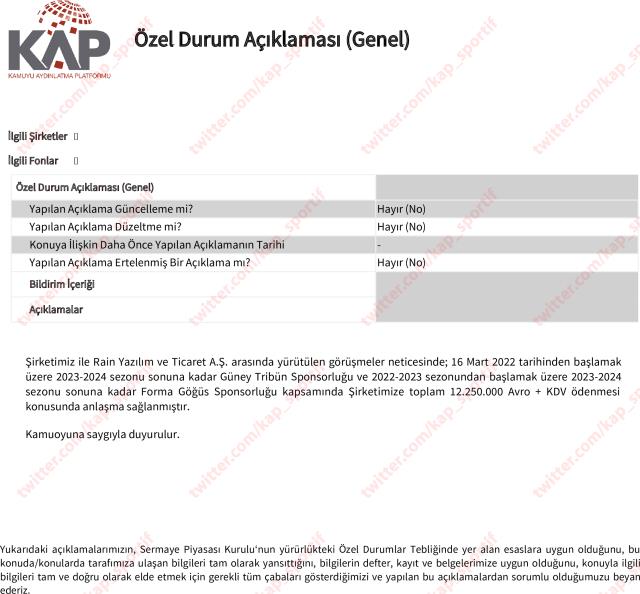 Son Dakika: Beşiktaş, Rain Yazılım ile 12 milyon 250 bin euro değerinde forma göğüs sponsorluk anlaşması imzaladı