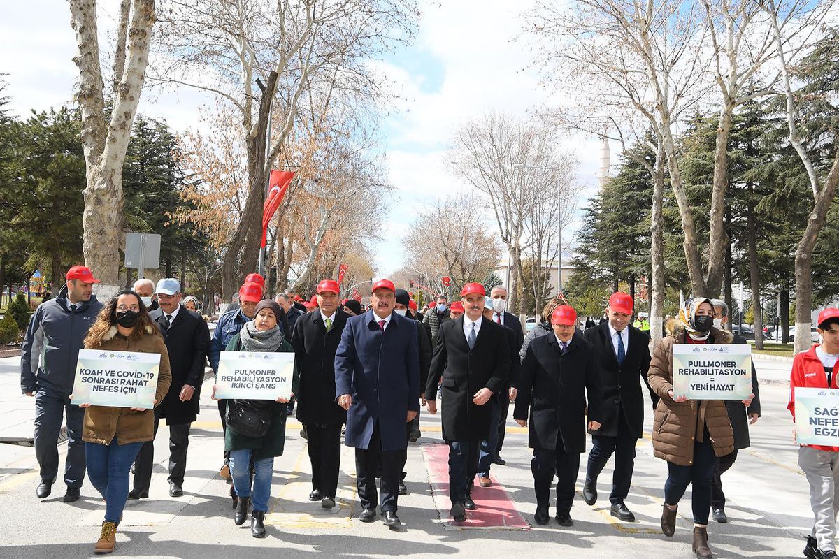 'Tükenmeyen Nefes İçin Yürüyüş' etkinliği gerçekleştirildi