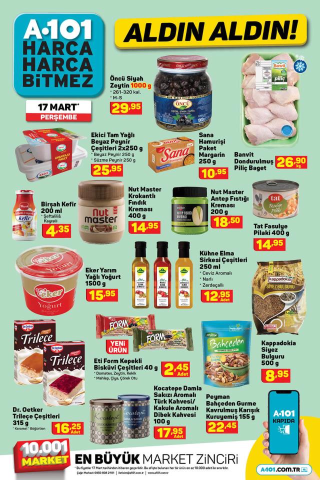 A101 aktüel ürünler kataloğu! 17 Mart A101 bu hafta katalog ürünleri neler? A101'e gelecek ürünler ve A101 fiyat listesi!