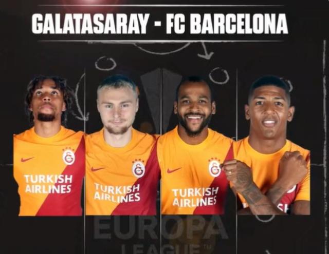 Galatasaray Barcelona 11'ler açıklandı! Son dakika! GS BARCA ilk 11'ler belli oldu!