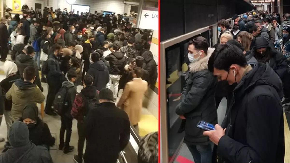 İstanbul'da arıza nedeniyle Üsküdar-Çekmeköy metro seferleri bir süreliğine aksadı