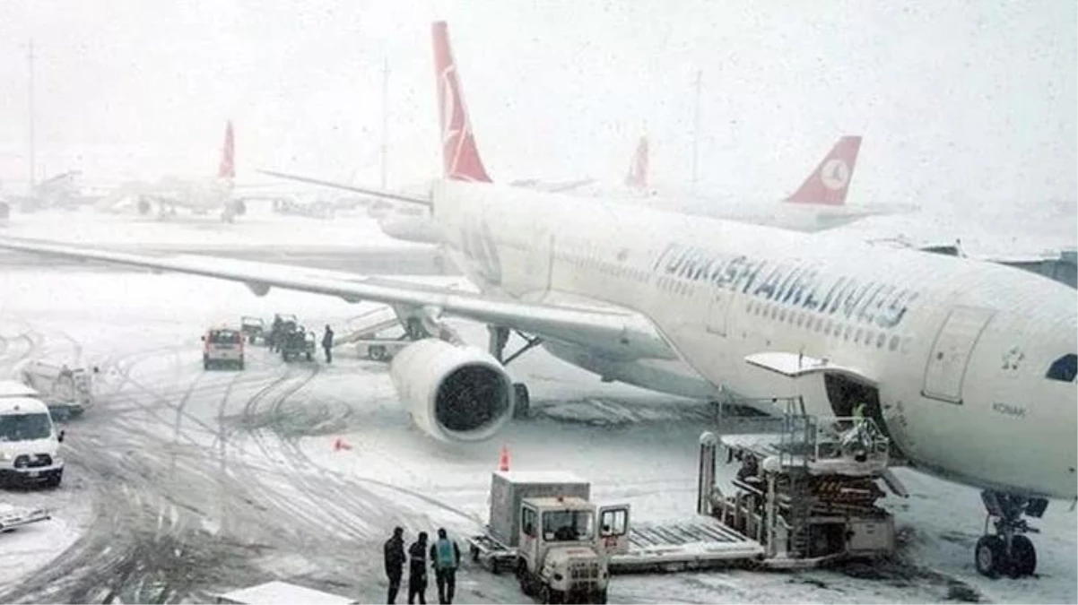 THY, İstanbul’da beklenen kar yağışı nedeniyle 100 seferini daha iptal etti