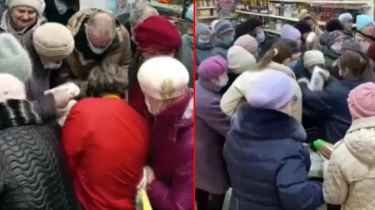 Rusya'da şeker izdihamı! Stoklar azaldı, halk marketlere akın etti