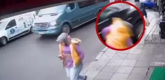Yolun karşısına geçen genç kıza otomobil çarptı! Kaza sonrası çevredekiler yardımına koştu