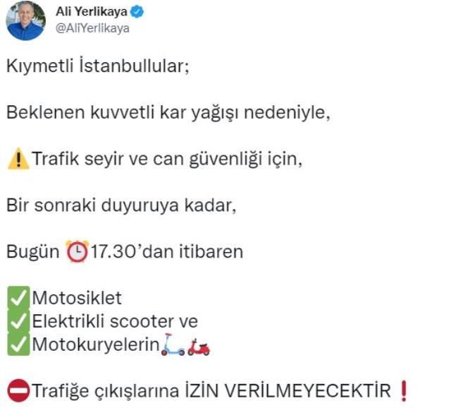 Son Dakika! İstanbul Valisi Yerlikaya'dan yağış uyarısı: 18.00-24.00 arası kar sağanakları var, dışarı çıkmayın