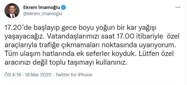 Son Dakika! İstanbul Valisi Yerlikaya'dan yağış uyarısı: 18.00-24.00 arası kar sağanakları var, dışarı çıkmayın