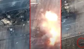 Ukrayna ordusu, Rusya'ya ait 'Z' tankının vurulma anı görüntülerini paylaştı