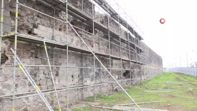 UNESCO listesindeki Diyarbakır Surlarının 5'inci etap onarım çalışmaları başladı