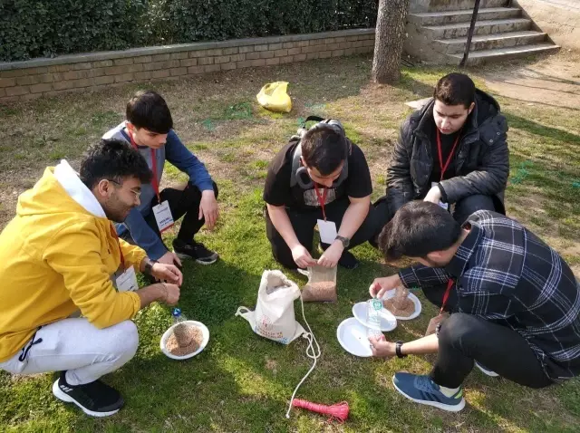 Afyonlu gençler 'Anadoluyuz Biz' projesi kapsamında Aydın'a geldi