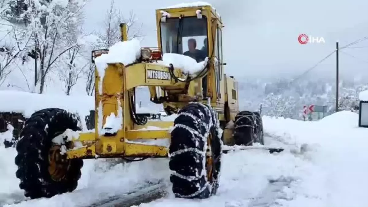 Bartın'da karda mahsur kalan vatandaşın imdadına AFAD ekipleri koştu